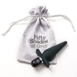 Lovehoney Анальная вибропробка Fifty Shades of Grey Delicious Fullness чёрная 14 см (FS48291)