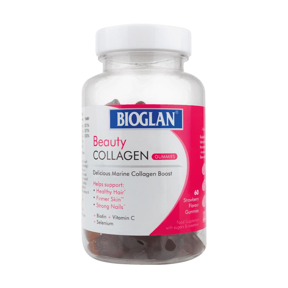 Bioglan Beauty Collagen Gummies 60 жуйок strawberry - зображення 1