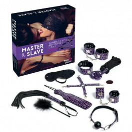 Tease&Please Набор БДСМ 10 предметов Master & Slave, Purple Leopard (F61278)