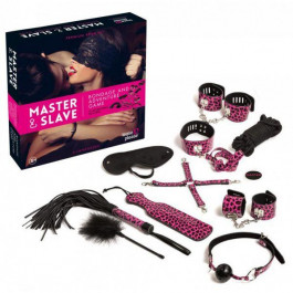 Tease&Please Набор БДСМ 10 предметов Master & Slave, Pink Leopard (F61276)