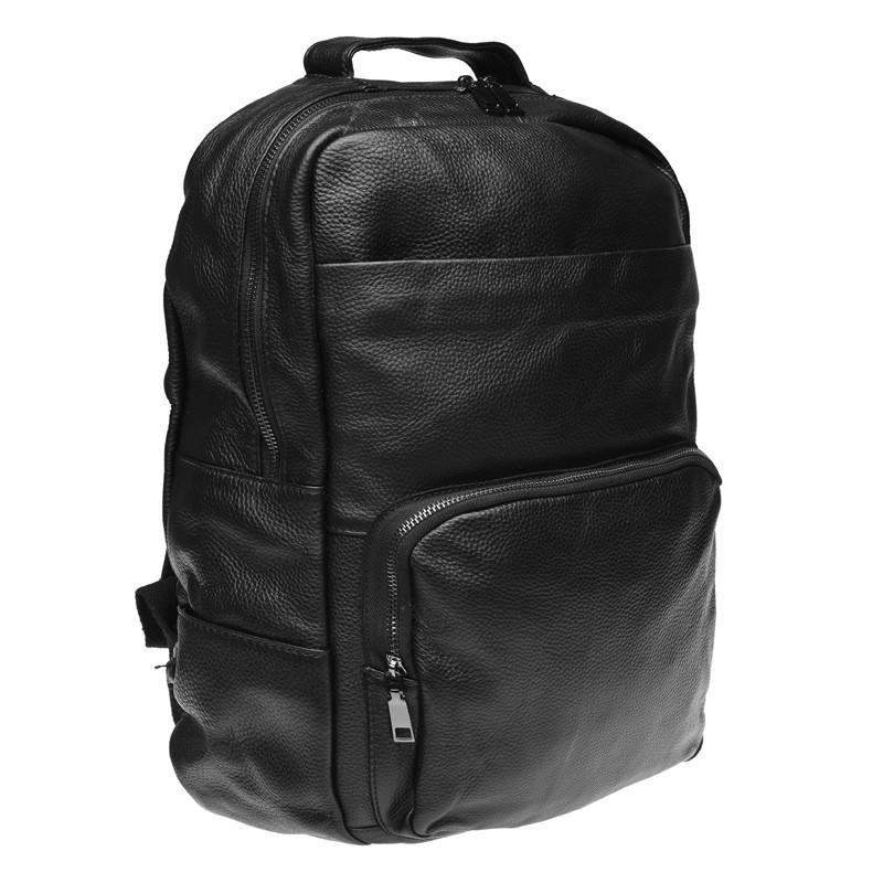 Keizer Leather Backpack (K1551-black) - зображення 1