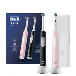 Oral-B D305 Pro Series 1 Duo Edition Black + Pink
