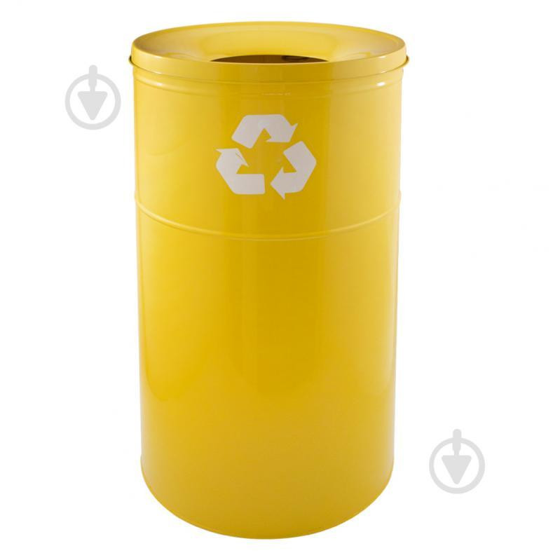 Efor Metal Контейнер для сміття  45 л жовтий 64182 (8000064182072) - зображення 1