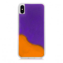 Epik iPhone X Neon Sand glow in the dark Purple Orange