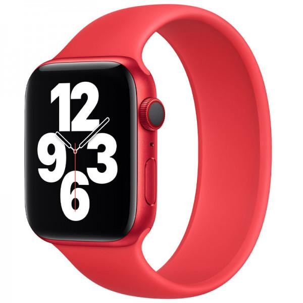 Epik Ремінець Solo Loop для Apple watch 38mm/40mm 150mm Червоний / Red - зображення 1