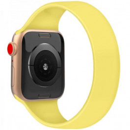 Epik Ремінець Solo Loop для Apple watch 42mm/44mm 150mm Жовтий / Ginger