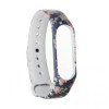 ArmorStandart Ремешок TPU  для Xiaomi Mi Band 4 3 Blue Flowers (ARM52066) ARM52066 - зображення 1