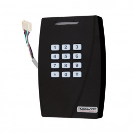 Rosslare Зчитувач  AY-W6350B зовнішній, код + карта MIFARE DESFIRE EV1_13.56Mhz NFC and BLE ID