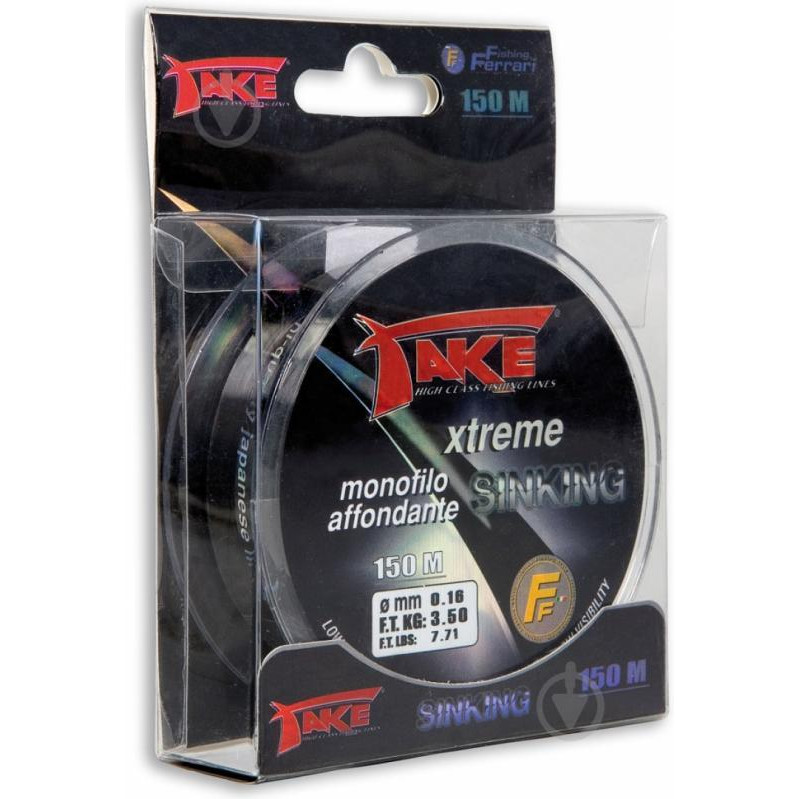 Lineaeffe Take Xtreme Sinking black (0.16mm 150m 3.50kg) - зображення 1