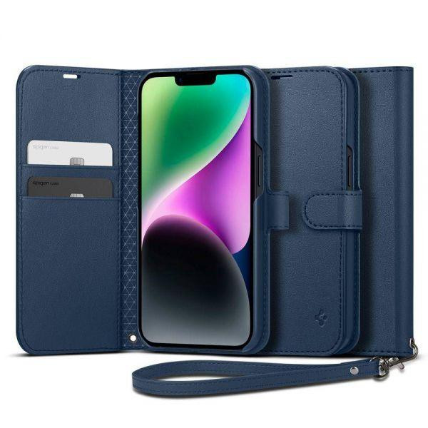 Spigen iPhone 14 Wallet S Blue (ACS05420) - зображення 1