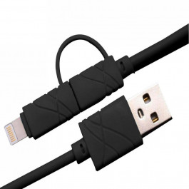 XoKo USB Cable to Lightning/microUSB 1m Black (SC-210-BK)