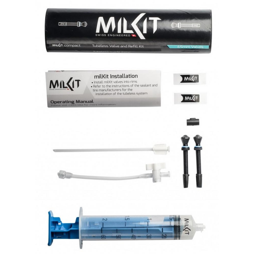 milKit Набір  Compact Tubeless Check & Refill Kit 45 mm - зображення 1