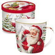 Easy Life Кружка Christmas Time Santa & Snowman 350мл R0117#CTSS/1