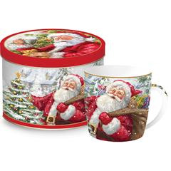 Easy Life Кружка Christmas Time Santa & Snowman 350мл R0117#CTSS/4 - зображення 1