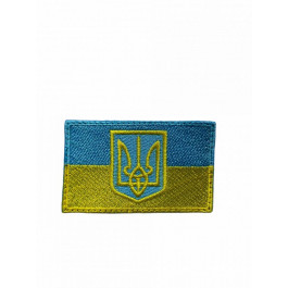 МОЛЛІ Шеврон-патч прапор з гербом на липучці INSHE-011 (INSHE-011)