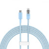Baseus Explorer Series Fast Charging Cable Type-C to Lightning 20W 2m Blue (CATS010303) - зображення 2