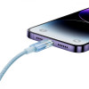 Baseus Explorer Series Fast Charging Cable Type-C to Lightning 20W 2m Blue (CATS010303) - зображення 7