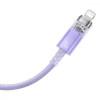 Baseus Explorer Series Fast Charging Cable Type-C to Lightning 20W 1m Purple (CATS010205) - зображення 3