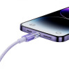 Baseus Explorer Series Fast Charging Cable Type-C to Lightning 20W 1m Purple (CATS010205) - зображення 7