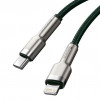 Baseus Cafule Series Metal Data cabel Type-C to Lightning PD 20W 1m Green (CATLJK-A06) - зображення 3