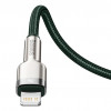 Baseus Cafule Series Metal Data cabel Type-C to Lightning PD 20W 1m Green (CATLJK-A06) - зображення 4