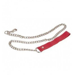   Slash Leather Leash, red (SL280179)