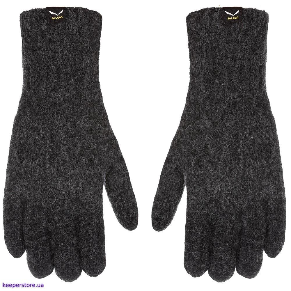 Salewa Перчатки зимние  Walk Wool Gloves 26814 0780 size M Grey (013.002.9403) - зображення 1