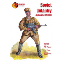 Mars Figures Советская пехота, война в Афганистане 1979-1989 г. (MS32003)