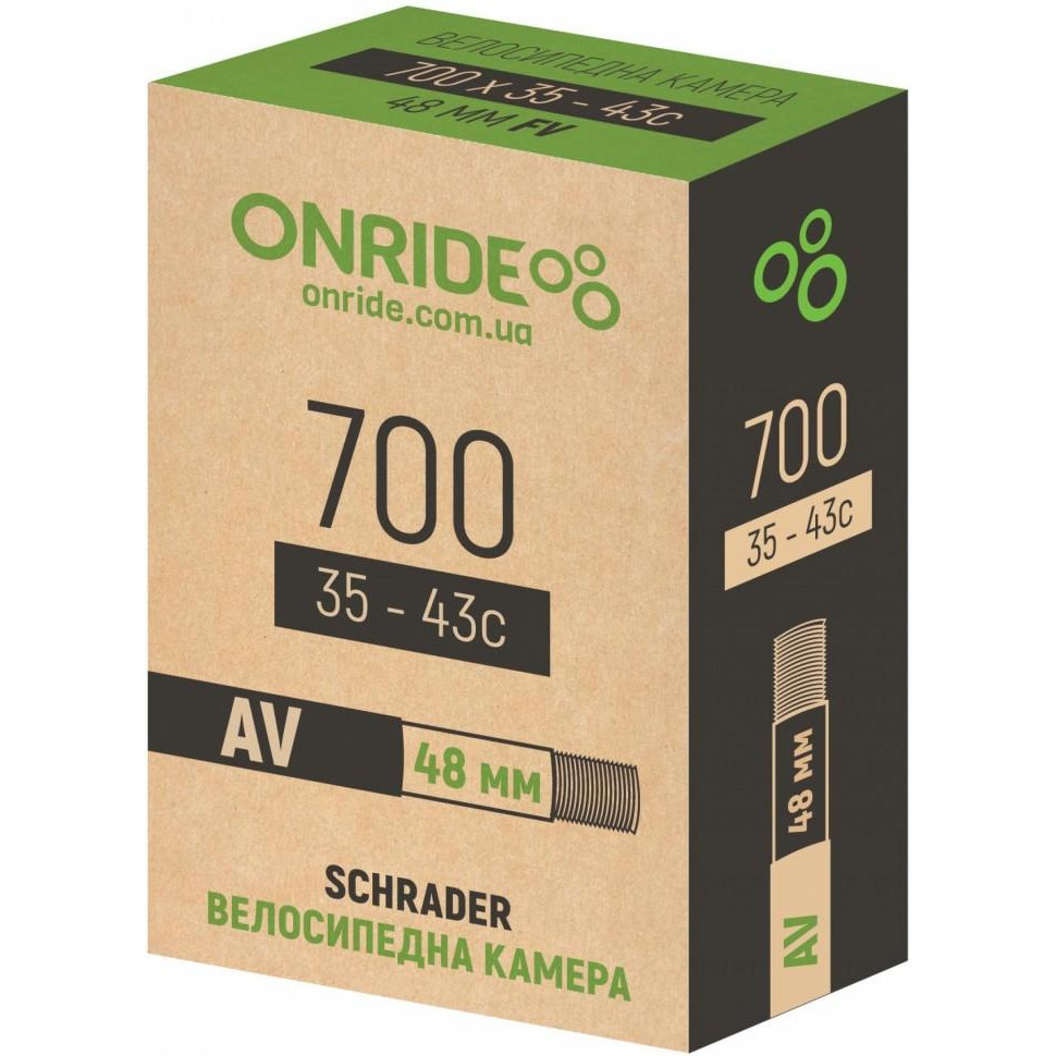 OnRide Велосипедна камера  (700x35/43С AV 48) - зображення 1
