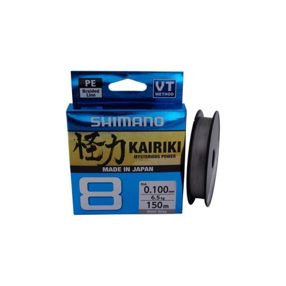 Shimano Kairiki 8 / Steel Grey / 0.06mm 150m 5.3kg (59WPLA58R10) - зображення 1
