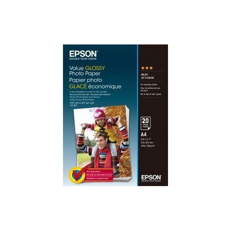 Epson A4 Value Glossy Photo Paper 20 л. (C13S400035) - зображення 1