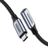 Кабель USB Type-A UGREEN US372 Type-C 3.1 Gen2 Extension Cable 1m Gray (30205)