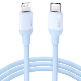 UGREEN US387 Type-C to Lightning 20W Silicone Cable 1m Blue (20313)