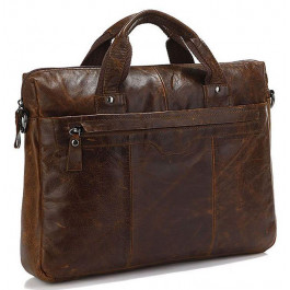 Vintage Коричневая мужская винтажная сумка для документов и нетбука  (14059)