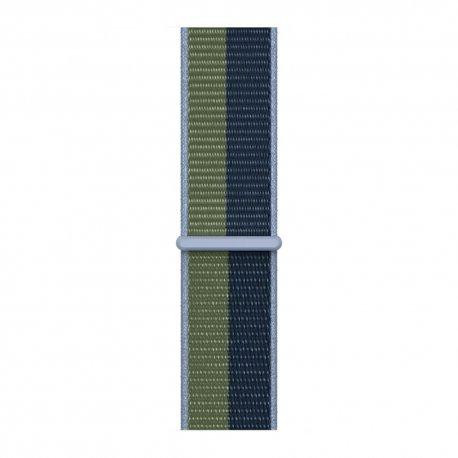 Apple Ремінець  for  Watch 41mm - Sport Loop Abyss Blue/Moss Green - Regular (ML2Q3) - зображення 1