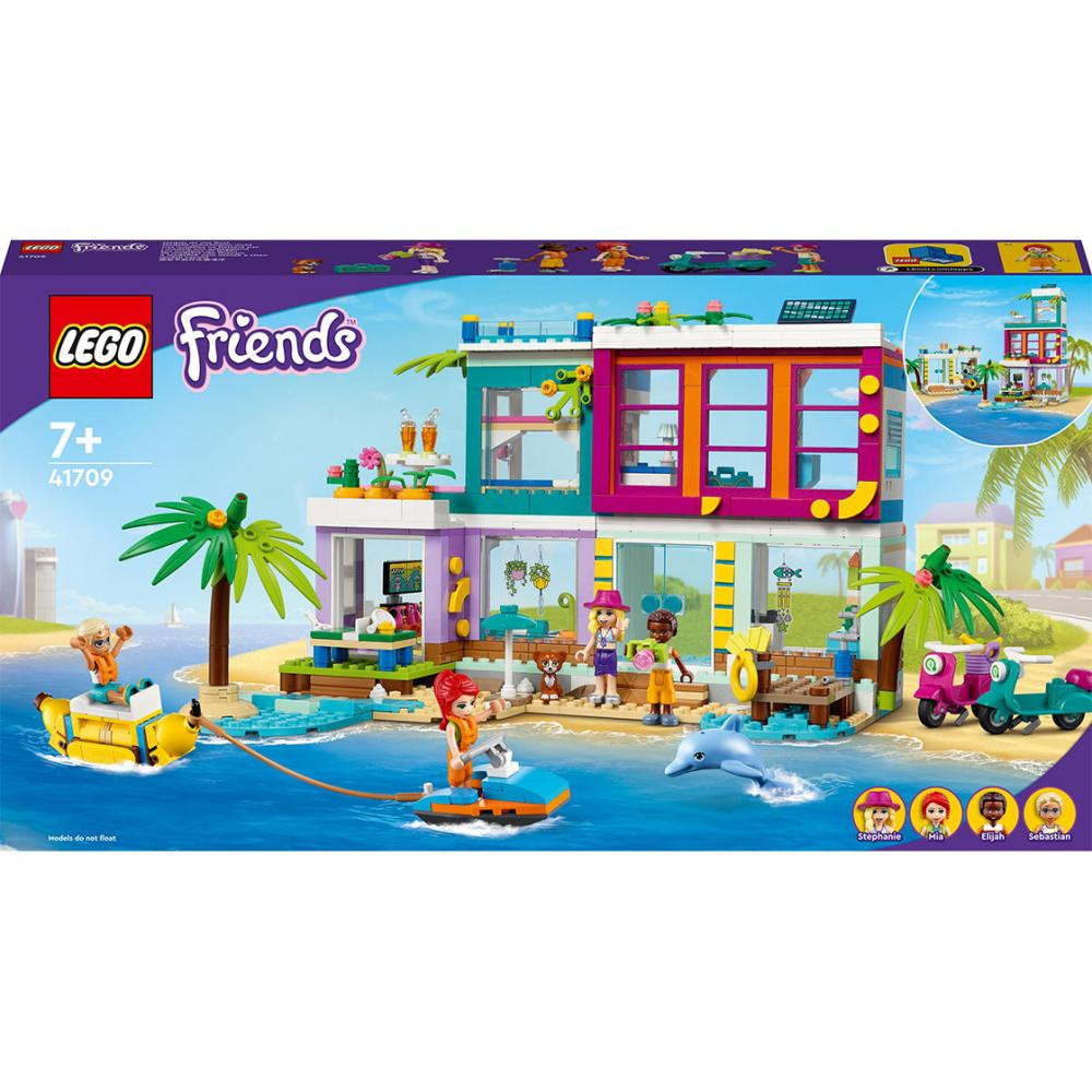 LEGO Friends Пляжный дом для отдыха 41709 - зображення 1