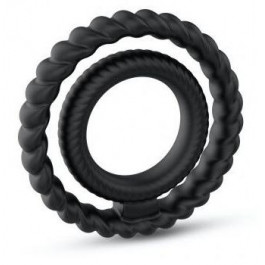 Marc Dorcel Эрекционное кольцо Dorcel Dual Ring, черное (3700436072547)