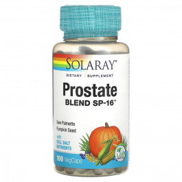 Solaray Комплекс Для Поддержки Функции Простаты, Prostate Blend SP-16, Solaray, 100 Капсул