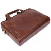Vintage Містка чоловіча сумка для ноутбука з високоякісної шкіри коричневого кольору  (20470) - зображення 3