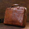 Vintage Містка чоловіча сумка для ноутбука з високоякісної шкіри коричневого кольору  (20470) - зображення 7