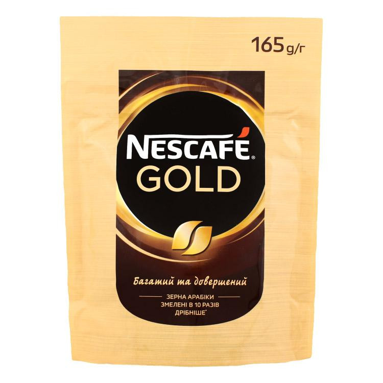 Nescafe Gold растворимый 165 г (7613037095982) - зображення 1