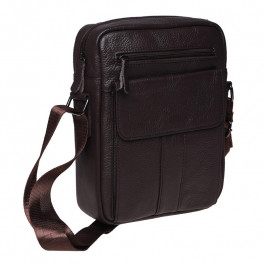 Borsa Leather Чоловіча сумка планшет  коричнева (K18154-brown)