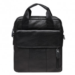 Borsa Leather Чоловіча сумка планшет  чорна (K18863-black)