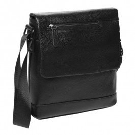 Borsa Leather Чоловіча сумка планшет  чорна (K18146-black)