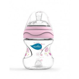 Nuvita Бутылочка для кормления Mimic 150мл. 0м+ Антиколиковая, розовая (NV6010Pink)
