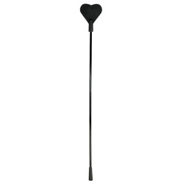 Orion Стек Bad Kitty Silicone Cane - сердце, чёрный (4024144189427)