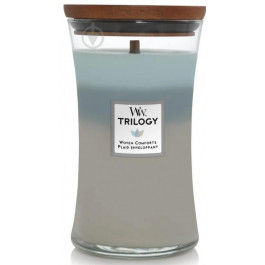WoodWick Свічка ароматична  Large Trilogy Woven Comforts (Комфорт тканин) 609 г (5038581054438)