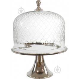 Hoff Тортниця на ніжці зі скляним куполом Royal 20,5x10 см 6657