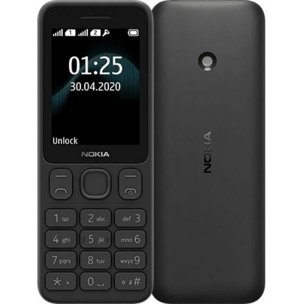 Nokia 125 Dual Sim Black (16GMNB01A17) - зображення 1