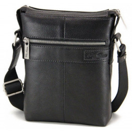Tom Stone Солидная мужская сумка-планшет из натуральной кожи черного цвета  (10993)